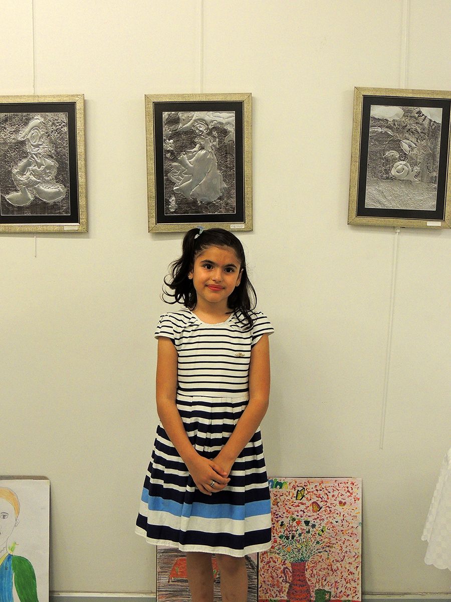 Çocukların Düzenlediği Resim Sergisi Gaziantepda