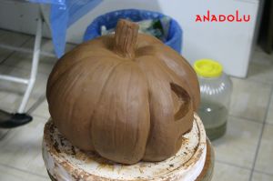 Kabak Heykel Çalışması Gaziantepda