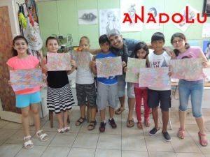 Çocuklar İçin Ebru Kursları Gaziantepda