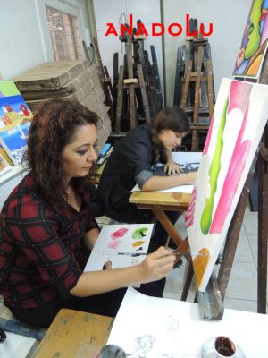 Hobi Grupları Yağlıboya Çizimleri Gaziantepda