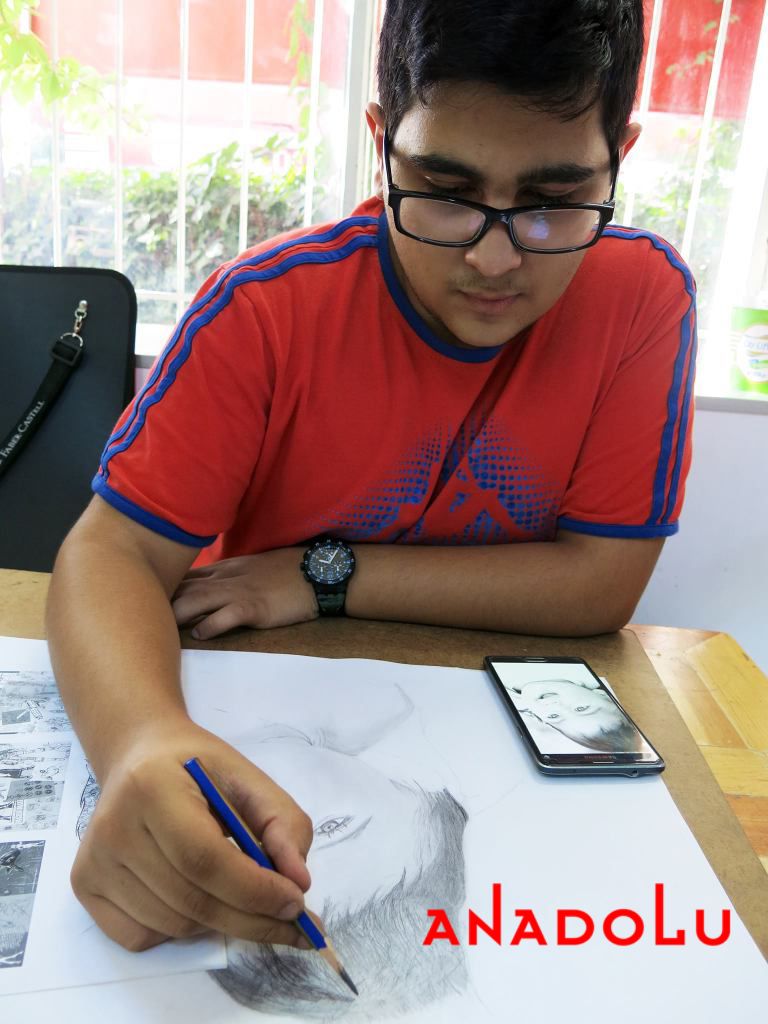 Karakalem Potre Çalışması Gaziantep