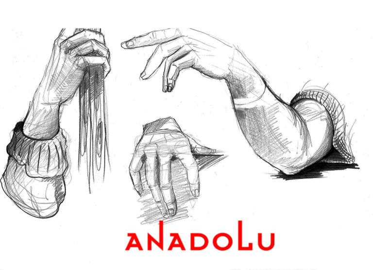 Karakalem El Çizimleri Gaziantepda