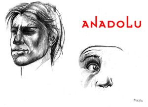 Karakalem İnsan Yüzü Çizimleri Gaziantepda