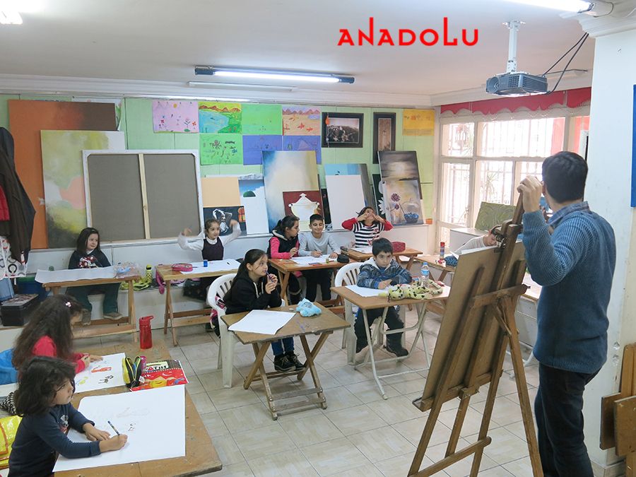 Çocuklarla Sanat Dersleri Gaziantepda