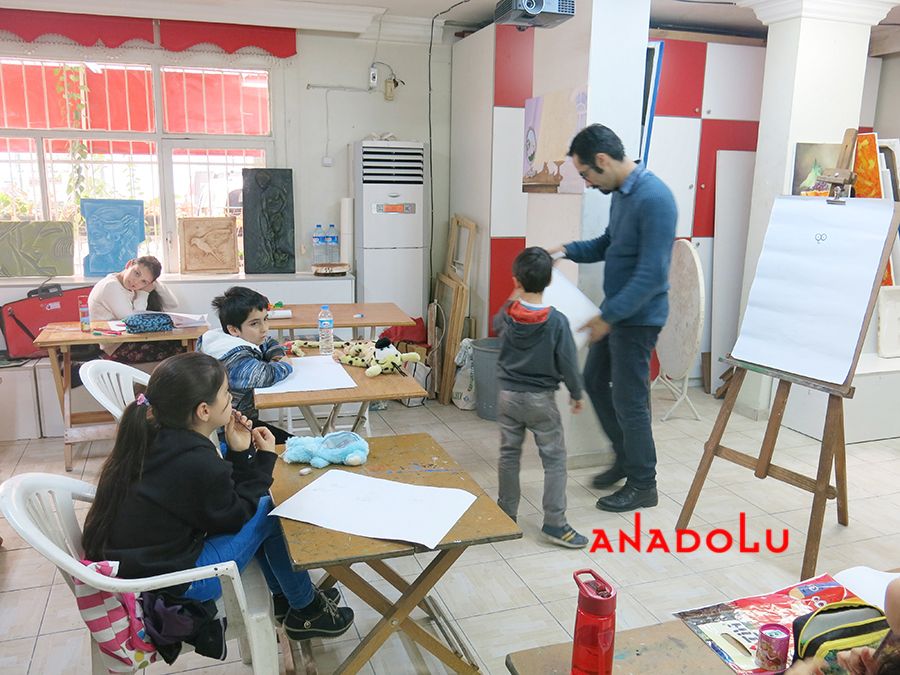 Çocuklar İçin Karakalem Kursları Gaziantepda