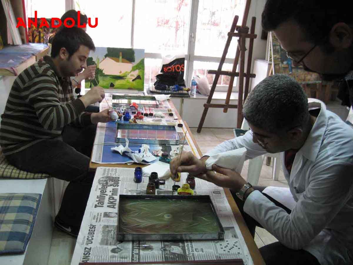 Ebru Kursunda Çalışanlar Gaziantepda