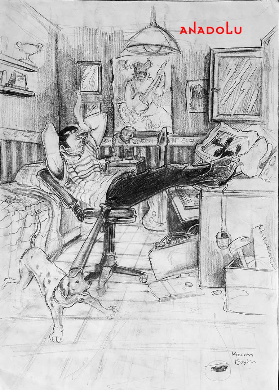 Güzel Sanatlar Fakülteleri İçin Kara kalem Çizimler Gaziantepda