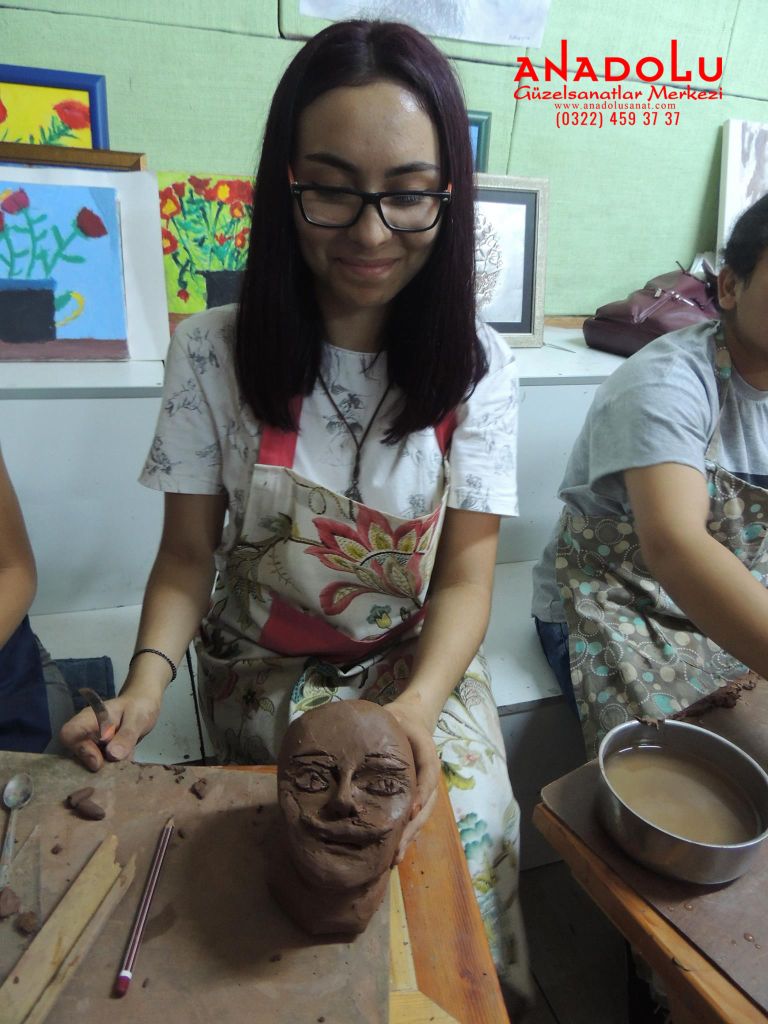 Kilden Heykel Kafatası Yapımı Gaziantep