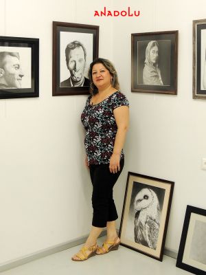 Hobi Dersleri Alanların Çizim Sergisi Gaziantepda