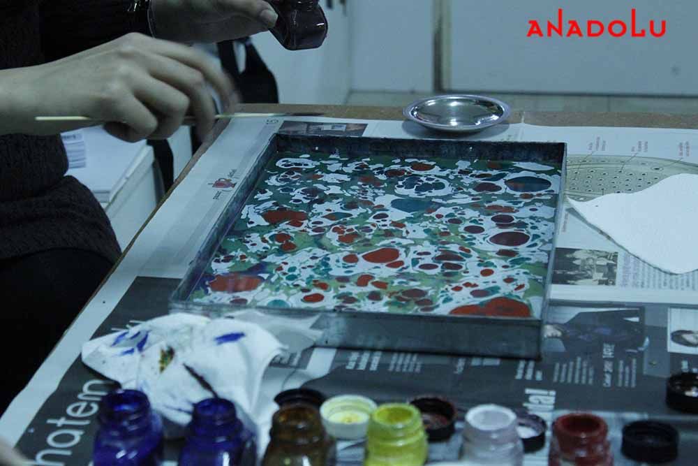 Gaziantepte Ebru Dersleri