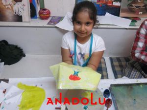 Çocuklar İçin Ebru Eğitimleri Gaziantepda