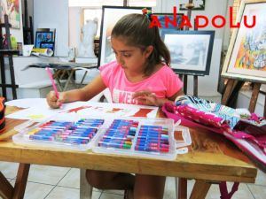 Çocuklar Yönelikler Güzel Sanatlar Kursu Gaziantepda