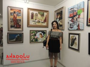 Güzel Sanatlar Hazırlık Kurs Sergisi Gaziantepda