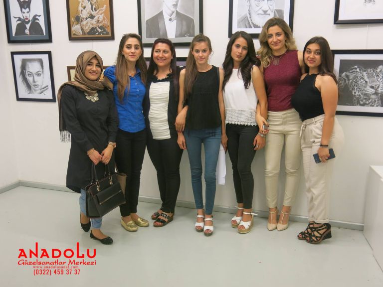 Güzel Sanatlar Hazırlık Kurs Sergisi Gaziantepda