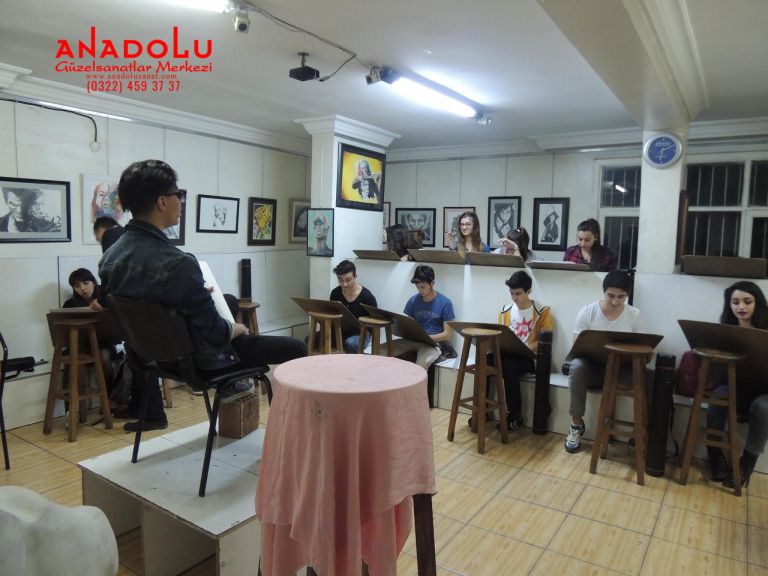 Güzel Sanatlar Fakülteleri İçin Karakalem Kursları Gaziantepda