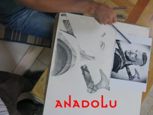 Karakalem Potre Çalışması Gaziantep