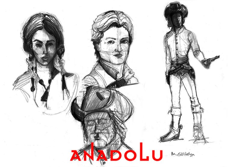 Karakalem Portre Çizimleri Gaziantepda