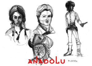 Karakalem Portre Çizimleri Gaziantepda