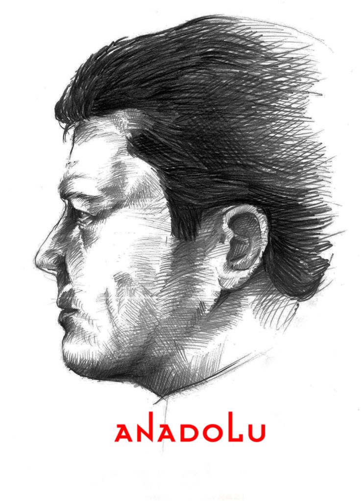 Karakalem Portre Çalışmaları Gaziantepda